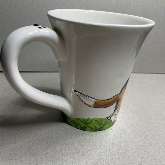 Debby Carmen Faux Paw Productions Basset Hound 4.5 Latte Mug Never Used - Picture 3 of 7